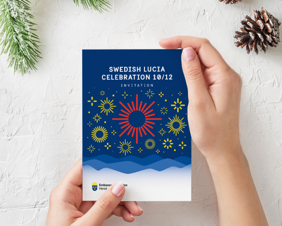 Embassy of Sweden – Lucia Celebration Invitation Card